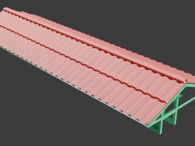 Door cap model 3d  3D model