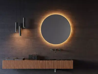 washbasin SALVATORI ADDA  Rectangular washbasin 3D model