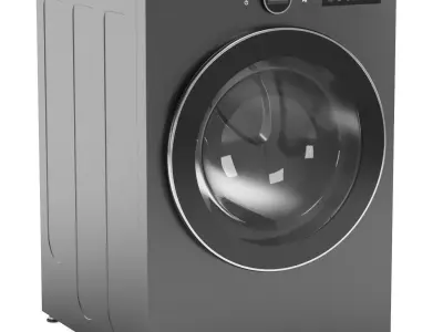 LG dryer machine DLEX6700B 3D model