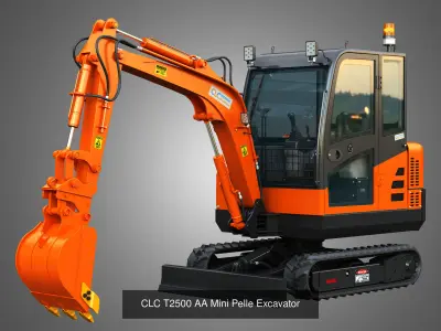 CLC Industrial Vehicles  2 in 1 3D Model Pack