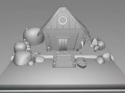 cozy house 3D model
