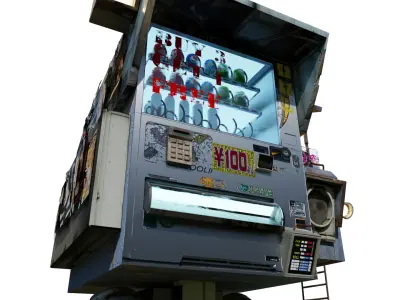 Sentient Cola Cart Vending Machine 3D model