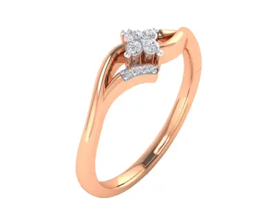 Women Ring Render 3dm STL MTL SLC JCD OBJ FBX Details 3D print model 56