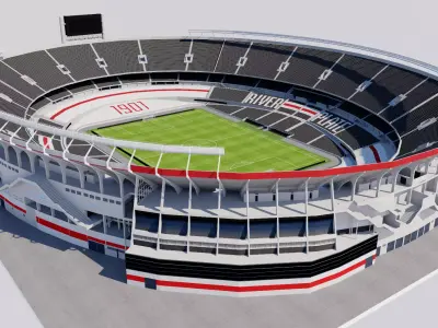 Estadio Monumental - River Plate Buenos Aires Argentina 3D model