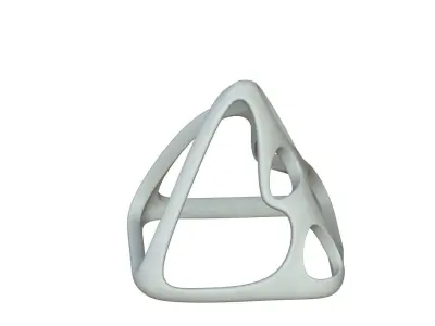 SciFi Cube Object No 58432 Low Poly Shape Low-poly 3D model