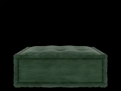 Velvet Sully Floor Cushion 3D model