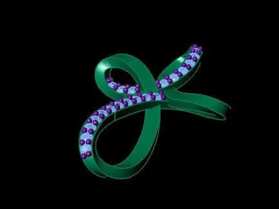 cross pendant 3D print model