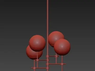 Four Hands Shayli Chandelier 3D model