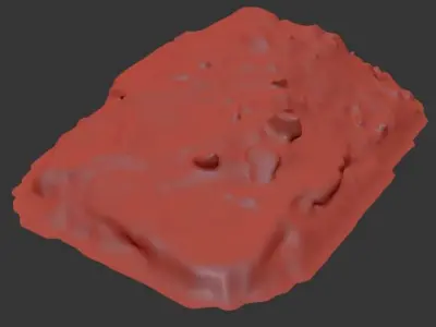 Ultra realistic a Pile of snow 3D model