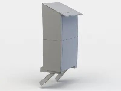 House oriel Low-poly 3D model