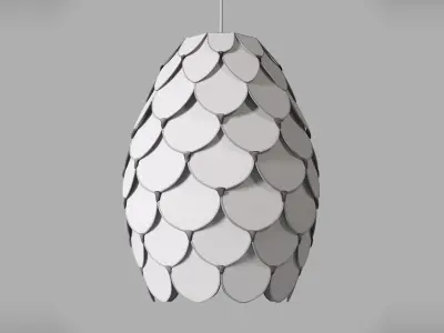Phillipa Capiz Pendant 3D model