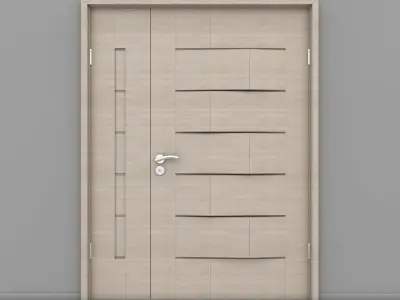 Wooden Door 3D model order