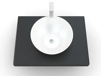 Wash Basin Plate 3D model