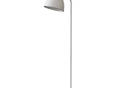 HEKTAR Floor lamp dark gray 3D model