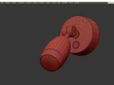  Dawn Wall Sconce Low-poly 3D model