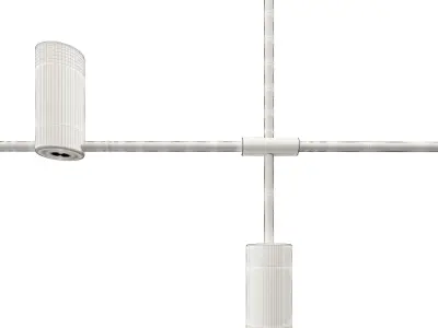 Modern track light-02 3D model