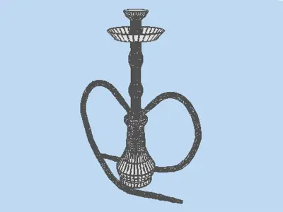 Shisha hookah 3D model