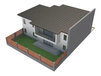 Modern House 5 3D model 3D model