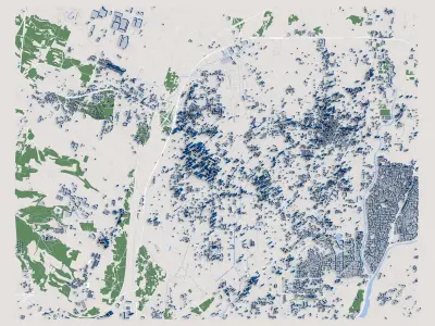 Taichung City Taiwan 3D model