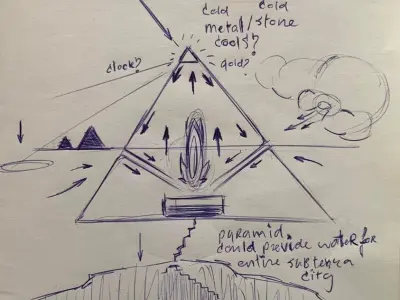 Concept Regarding the Pyramids and their intelligence of nature 3D model