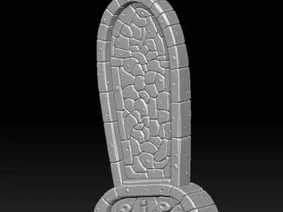 Fantasy grave 3d print 3D print model