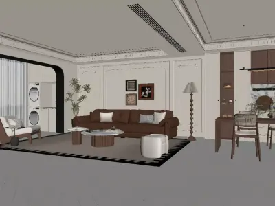 FrenchRetroStyle 3D model