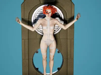 Leeloo from The Fifth Element 3D print model