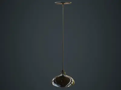 Hanging Lamp 5A Low-poly 3D model
