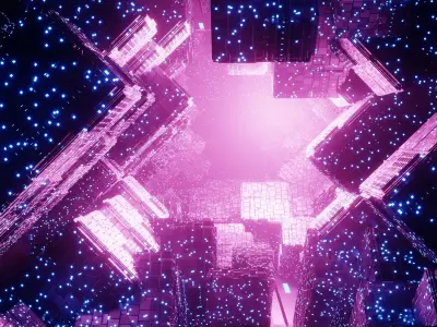 futuristic backgrounds  3D Model Pack