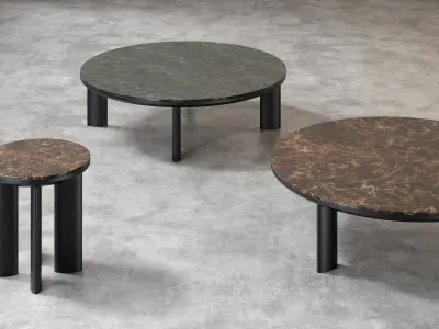 Saragosse Small Tables 3D model