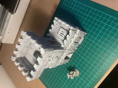 Modular Castle Tower Dungeon Construction Kit 3MF STL 3D print model
