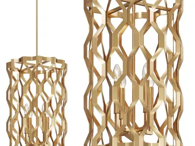 Coronade Pendant by lightology 3D model