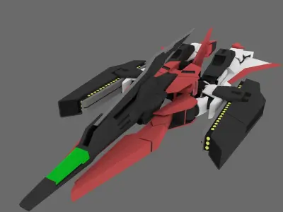 GN-007AL  Arios Gundam Ascalon 3D model