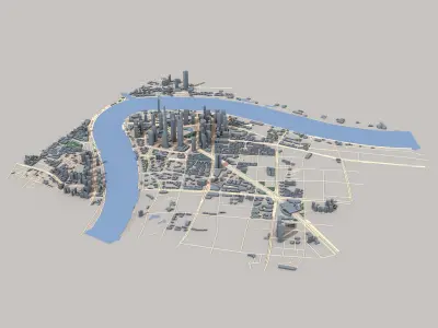 Shanghai Tower 3D model