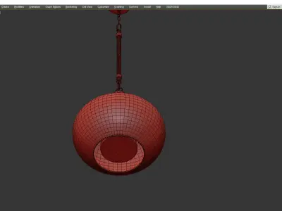 Coastal Living Dover Pendant Light Low-poly 3D model