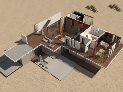 Hawkes Bay Villa 3D model