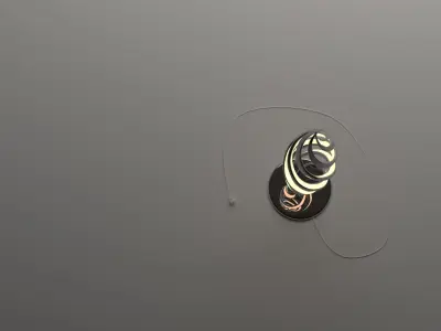 Spiral lamp 3D model