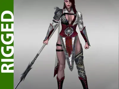 Suwai Firstborn 3D Rigged Model 3D model