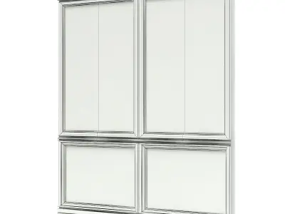 Classic White Wall 3D model