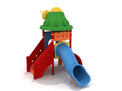 Children Metal Playground Space Series -02 3D model