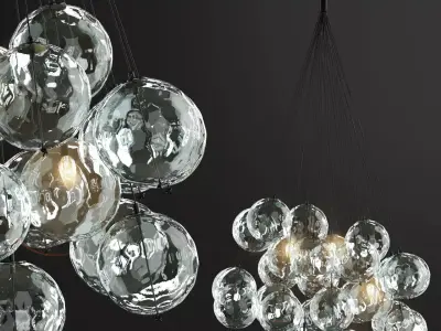 Berlin Glass Chandelier 3D model