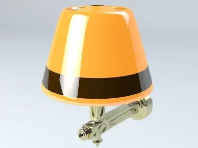 Fancy Wall Lights Low-poly 3D model