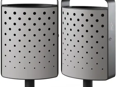 Litter bin Lena by mmcite 3D model