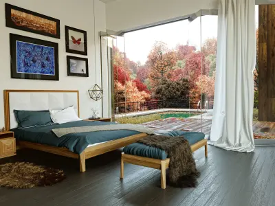 Bedroom  For furniture photography  3D model