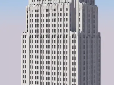 PacBell Building 3D print model