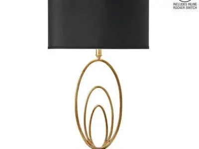 Vilana BlackGold Table Lamp 3D model