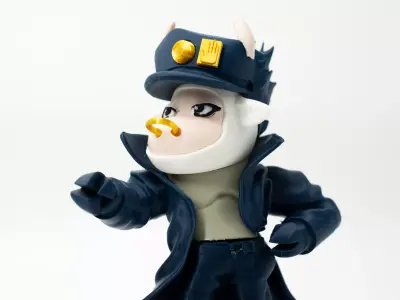 MOOMOOTI  and JOJO The Ultimate Stand User 3D print model