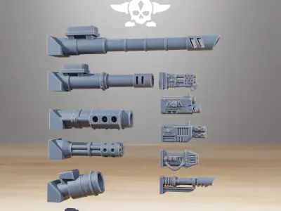 GrimGruard Light Tank 3D print model