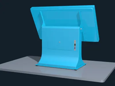 Interactive touch table 3D model