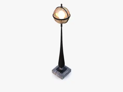 Outdoor Light 0001  Low-poly 3D model